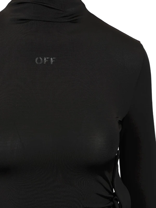 Sec Skin Drape Mini Dress - Image 6