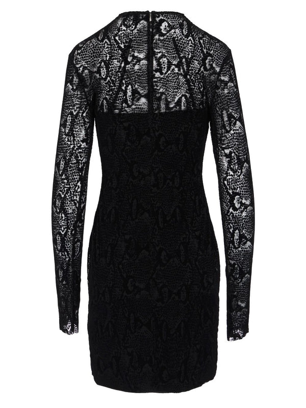 Tulle Pattern Mini Dress - Image 2