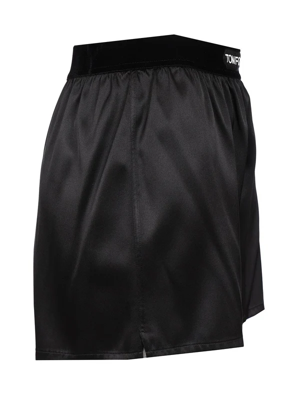 Silk Satin Boxer Shorts - Image 3