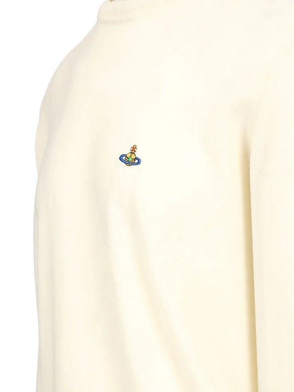 ALEX Embroidered Logo Wool Cashmere Knit - Image 3