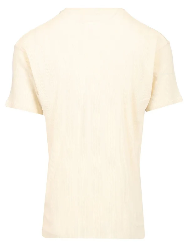 Crewneck Ribbed Short-Sleeve T-Shirt - Image 2