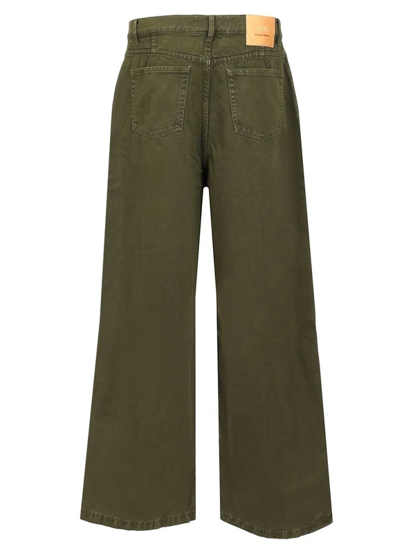 Loose-fit Cotton Denim Pants - Image 2