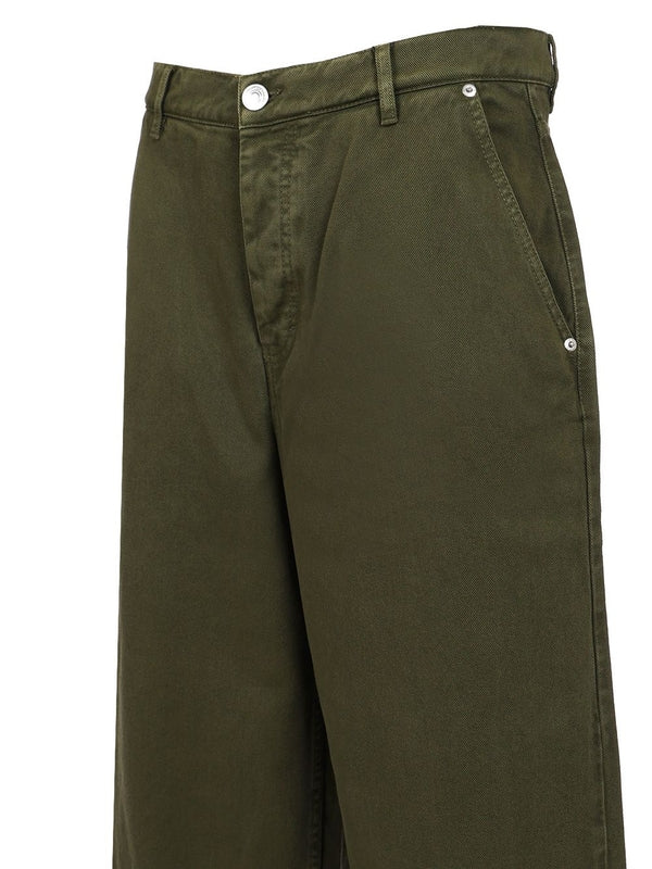 Loose-fit Cotton Denim Pants - Image 3