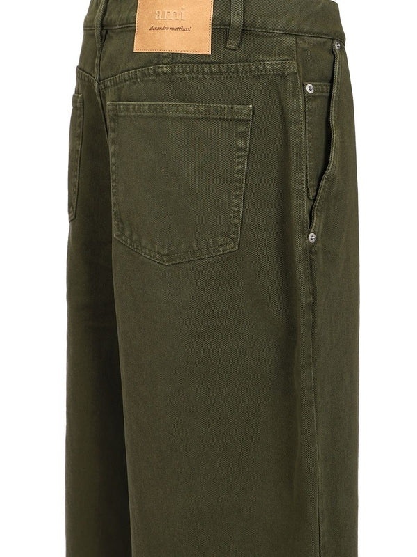 Loose-fit Cotton Denim Pants - Image 4