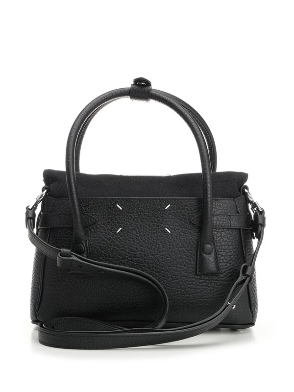 5AC EAST WEST Small Leather Tote Bag - Image 3
