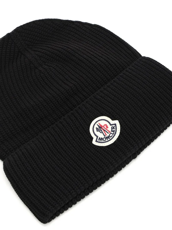 Logo Patch Cotton Beanie - Image 2