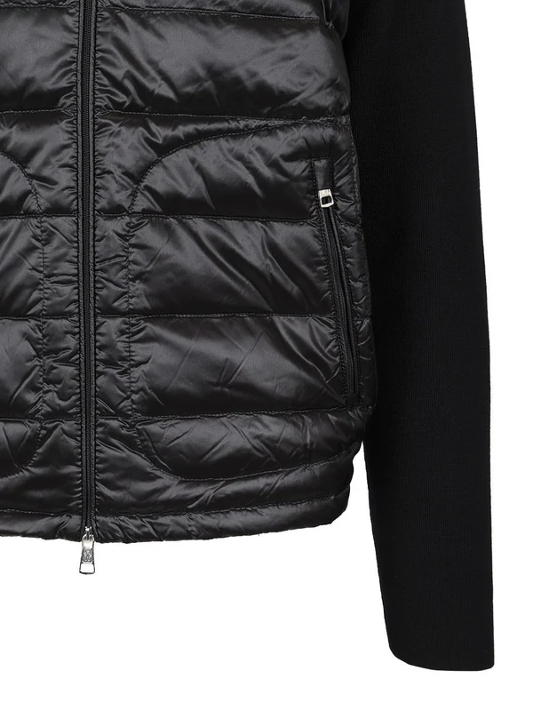 Logo Patch Padded Zip-Up Cardigan - Image 4