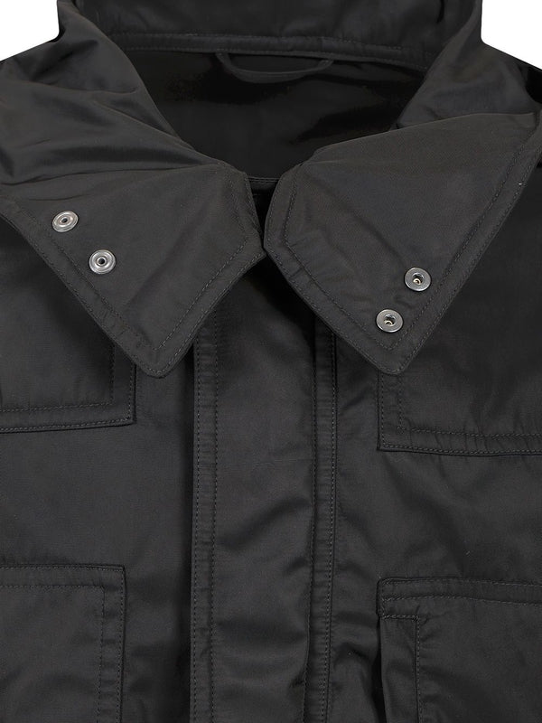 Hooded Nylon Bomber Jacket - Image 4