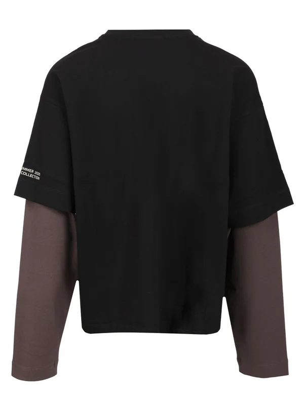HEMMINGS Printed Layered Long-Sleeve Top - Image 2