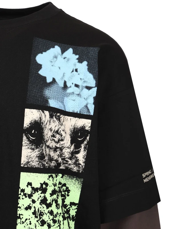 HEMMINGS Printed Layered Long-Sleeve Top - Image 3