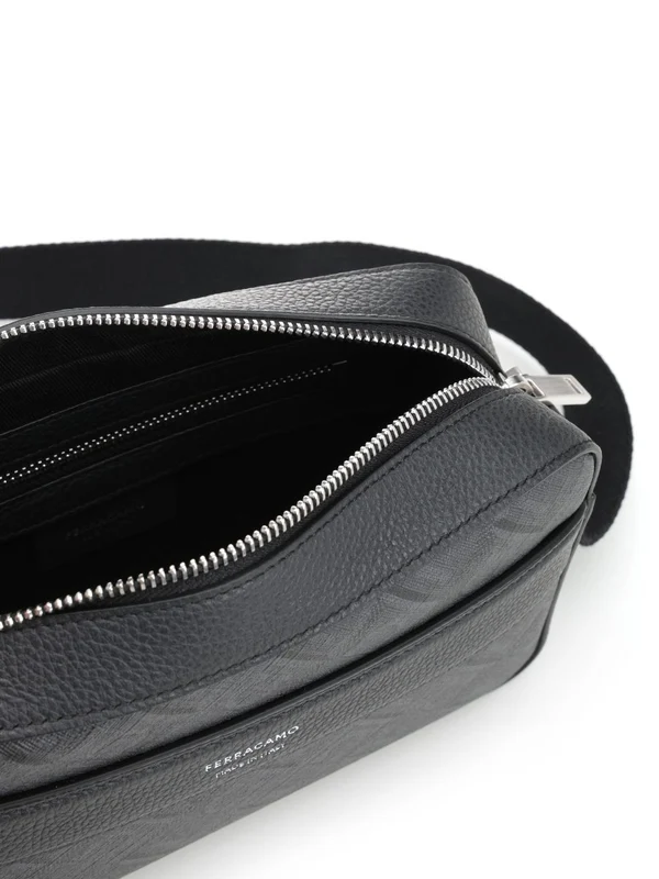 Monogram Leather Shoulder Bag - Image 4