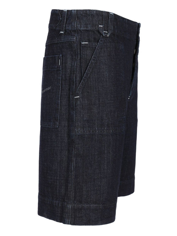 Denim Bermuda Shorts - Image 3