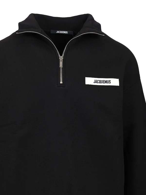 GROS GRAIN Logo Half-Zip Sweatshirt - Image 3