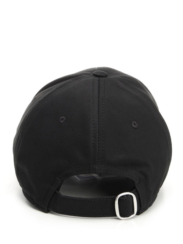 Embroidered Logo Cotton Baseball Cap - Image 3