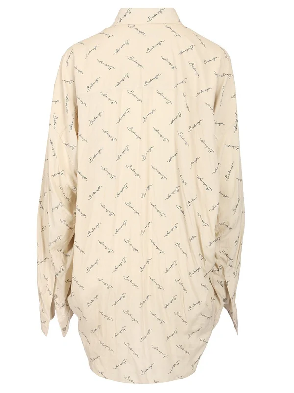 All-Over Logo Cocoon Shirt - Image 2