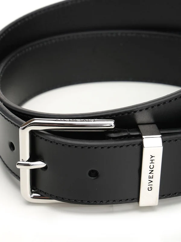 GENTLEMAN Metal Buckle Leather Belt - Image 3
