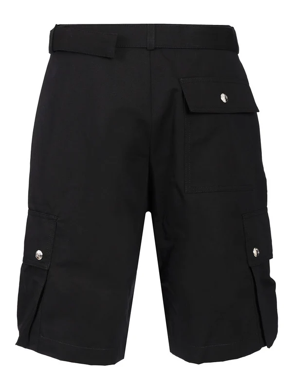 Belted Cargo Bermuda Shorts - Image 2