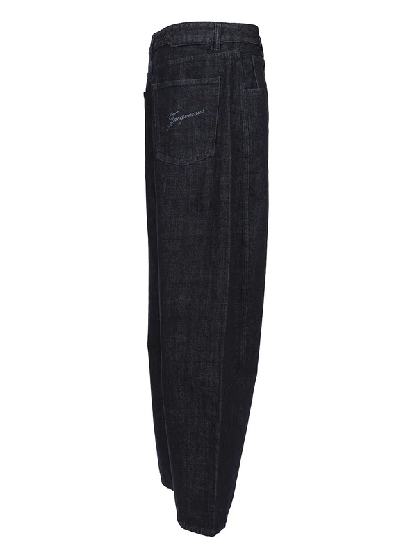 LE DE NIMES MIRADA Curved Denim Pants - Image 3