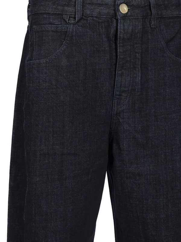 LE DE NIMES MIRADA Curved Denim Pants - Image 4