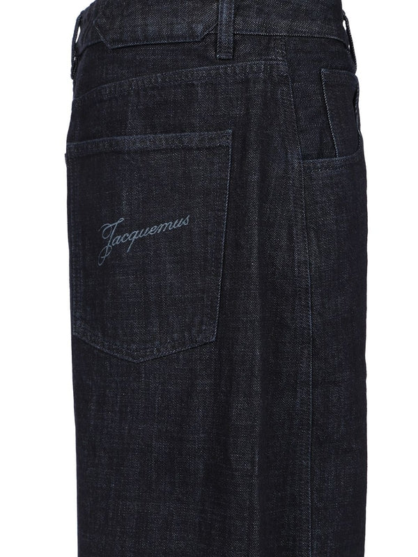 LE DE NIMES MIRADA Curved Denim Pants - Image 5