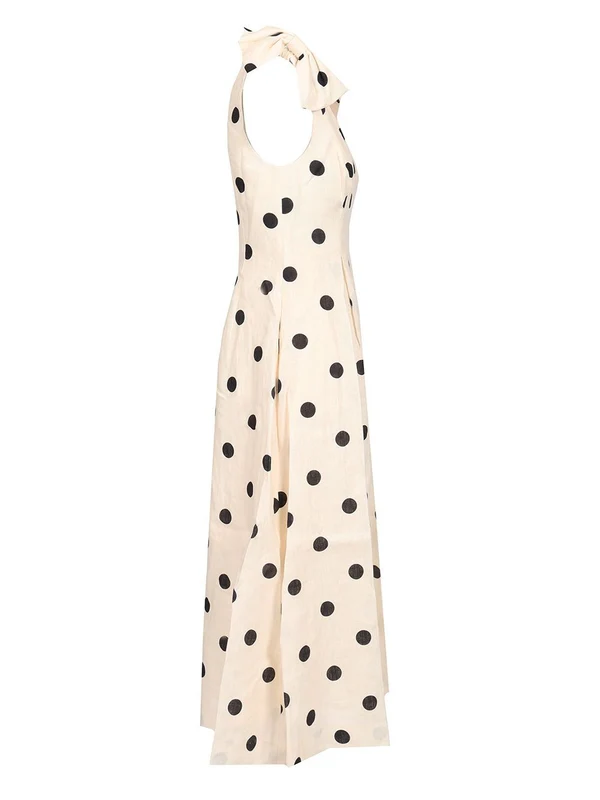 Crush Polka Dot Pattern Dress - Image 3