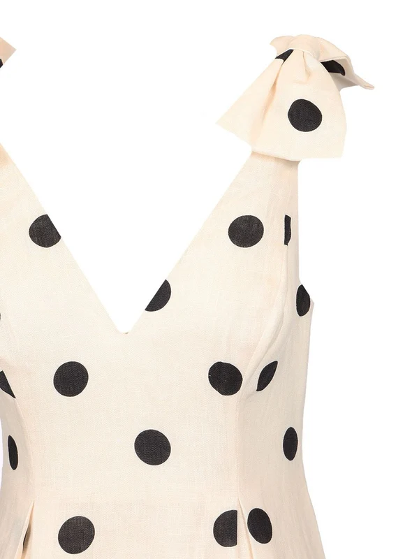 Crush Polka Dot Pattern Dress - Image 8