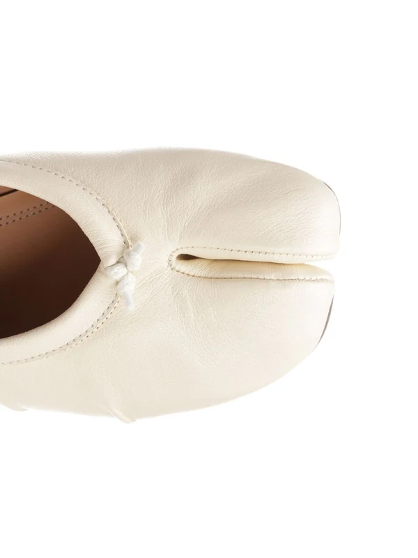 Tabi Leather Flat Shoes - Image 4