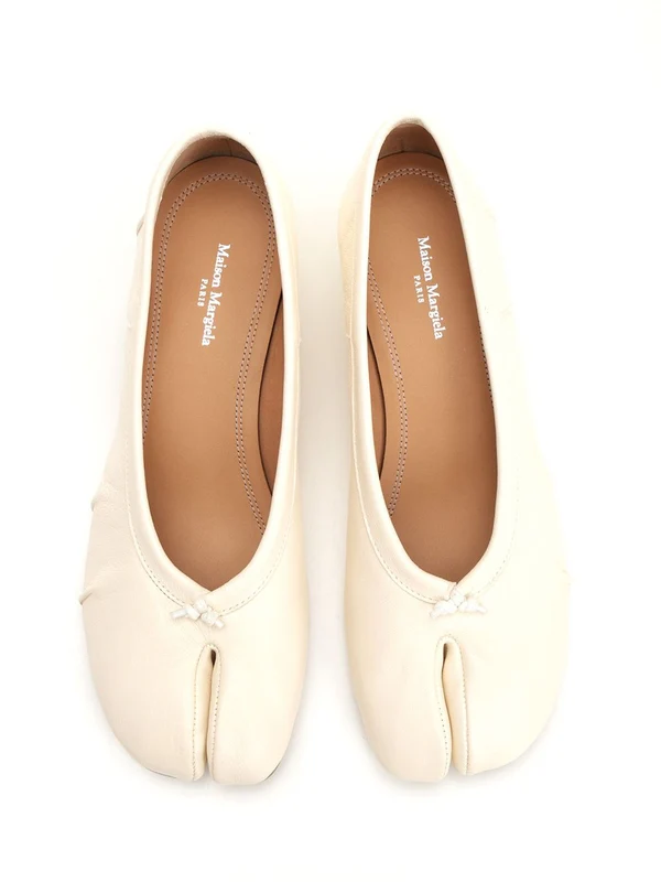 Tabi Leather Flat Shoes - Image 5