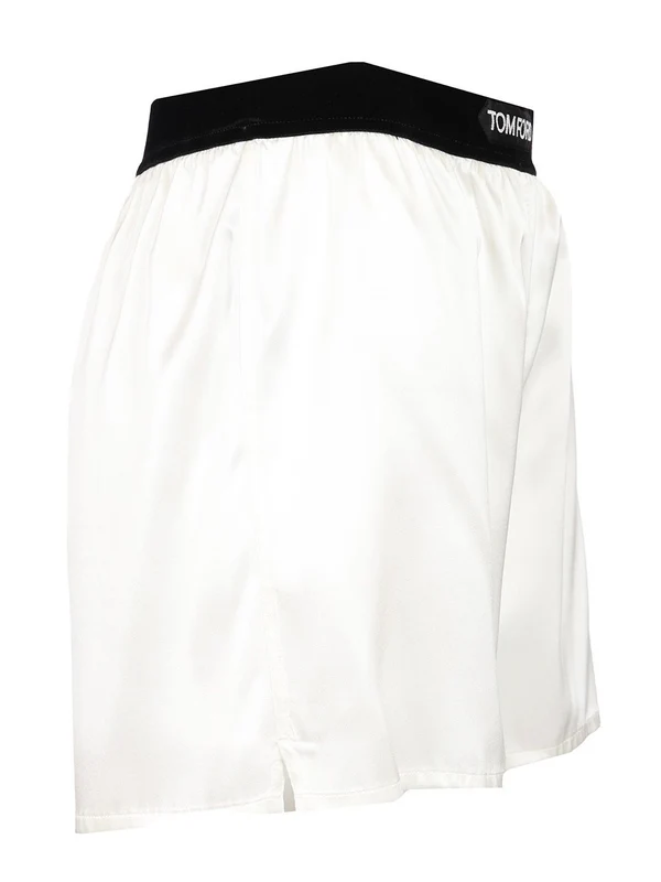 Silk Satin Boxer Shorts - Image 3