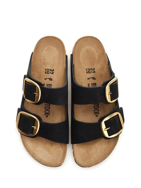 Arizona Buckle Leather Sandals - Image 5