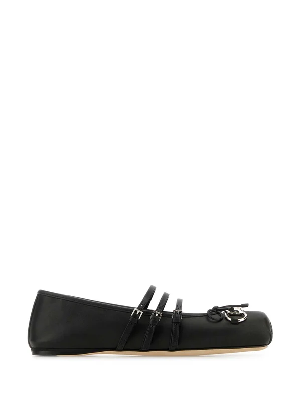 Horsebit Leather Flat Shoes - Image 3