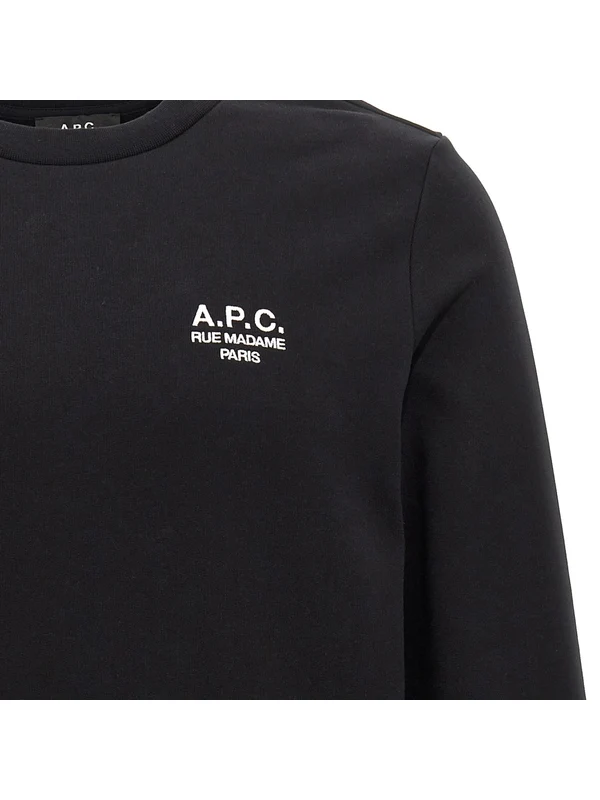 Chest Logo Printing Cotton Sweatshirt - Image 3