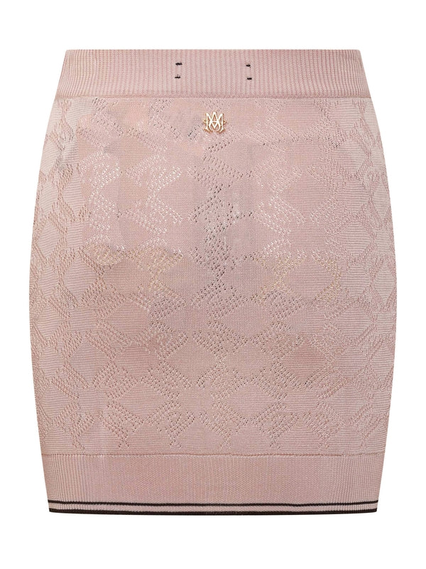 Logo Detail Knit Skirt - Image 2