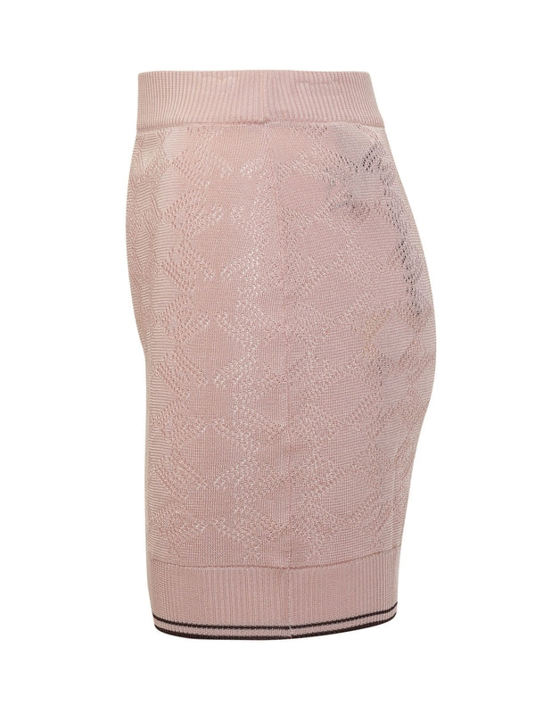 Logo Detail Knit Skirt - Image 3
