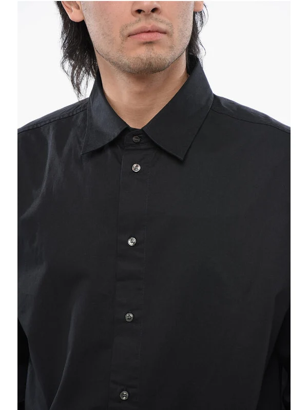 Cotton S-LIMO Shirt with Spread Collar Shirts - Image 3
