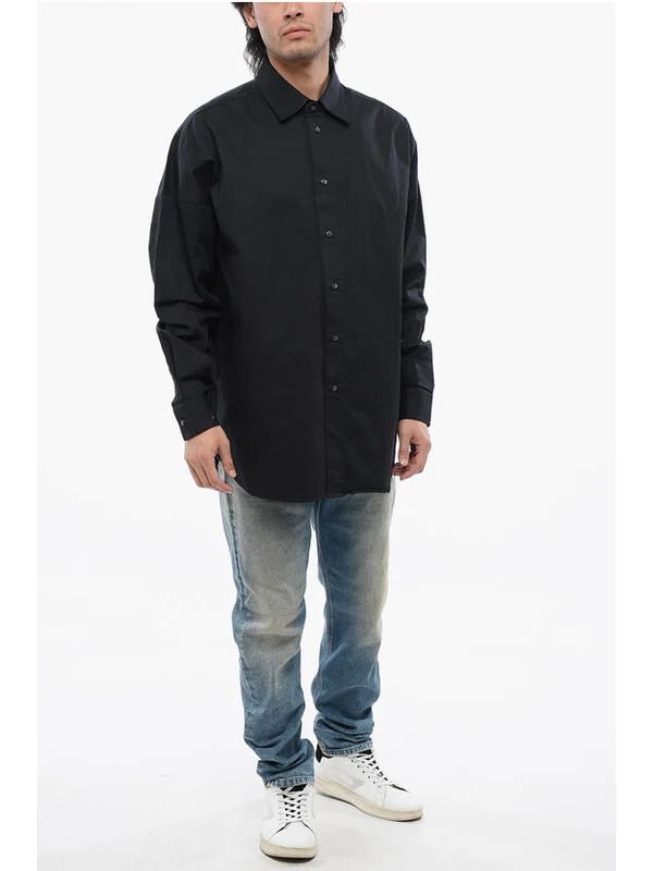 Cotton S-LIMO Shirt with Spread Collar Shirts - Image 4