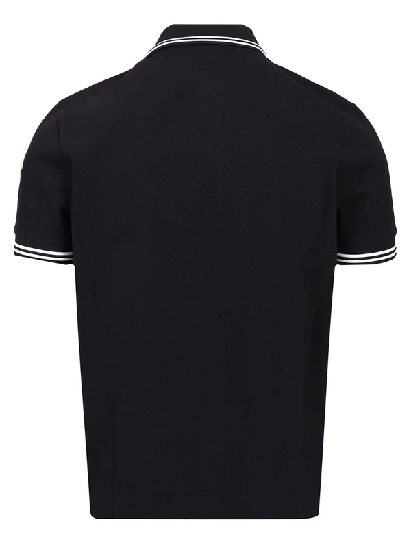 Logo Patch Cotton Polo Shirt - Image 2