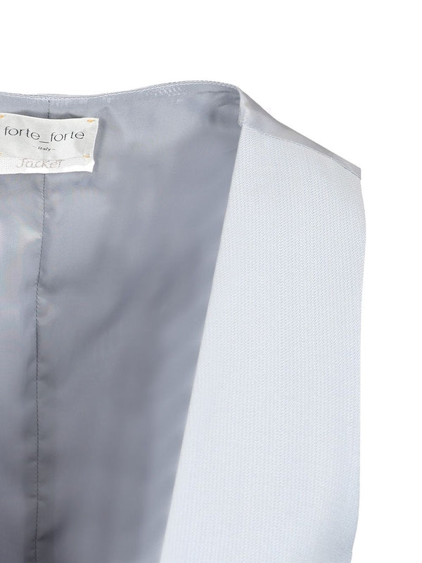 V-neck Wool Viscose Vest - Image 4