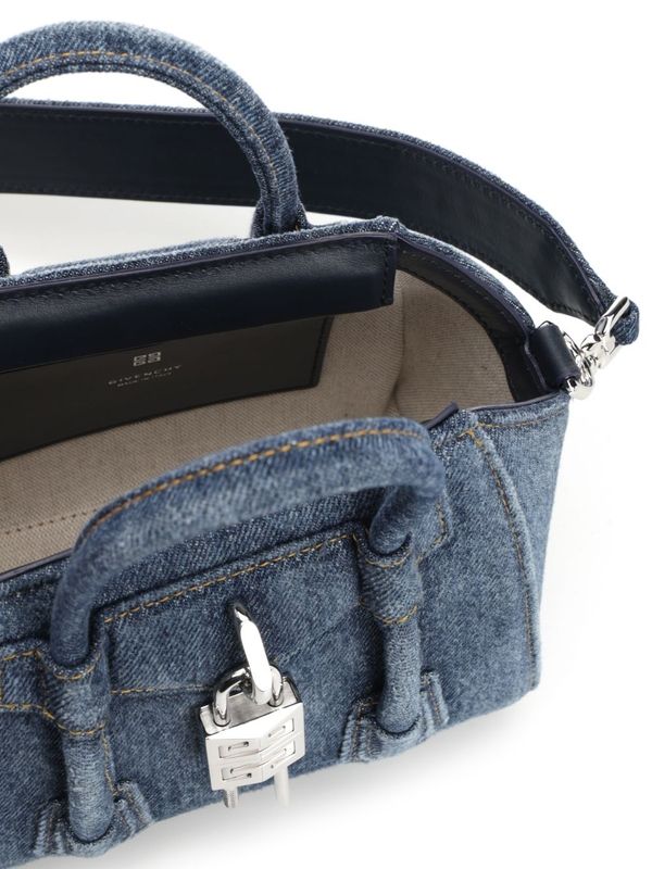 Lock Toy Denim Tote Bag - Image 4