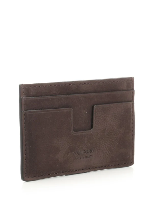 Nubuck Classic Leather Card Wallet - Image 2