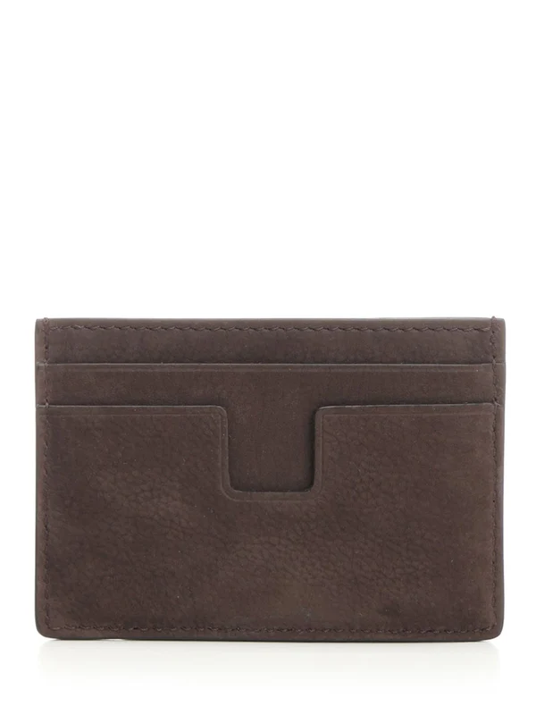 Nubuck Classic Leather Card Wallet - Image 3