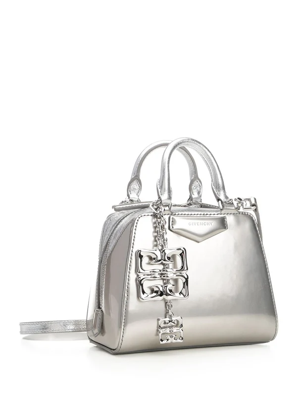 Antigona Cube Nano Leather Tote Bag - Image 2
