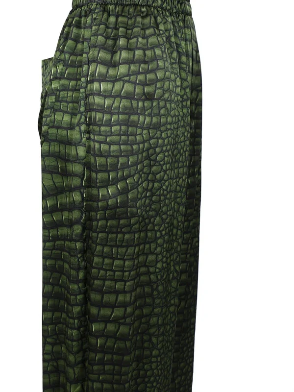 Silk Satin Pajama Pants - Image 4