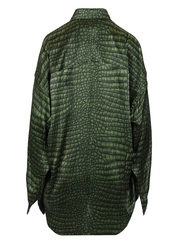 Cocoon Silk Satin Shirt - Image 2