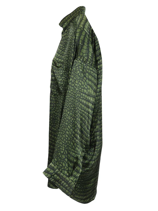 Cocoon Silk Satin Shirt - Image 3