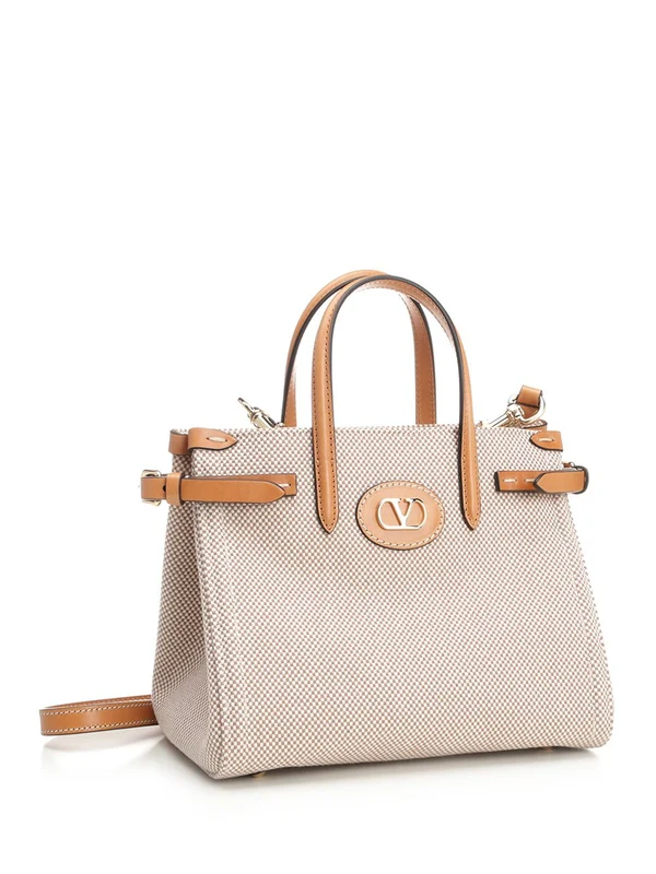 Antibes Small Leather Tote Bag - Image 2