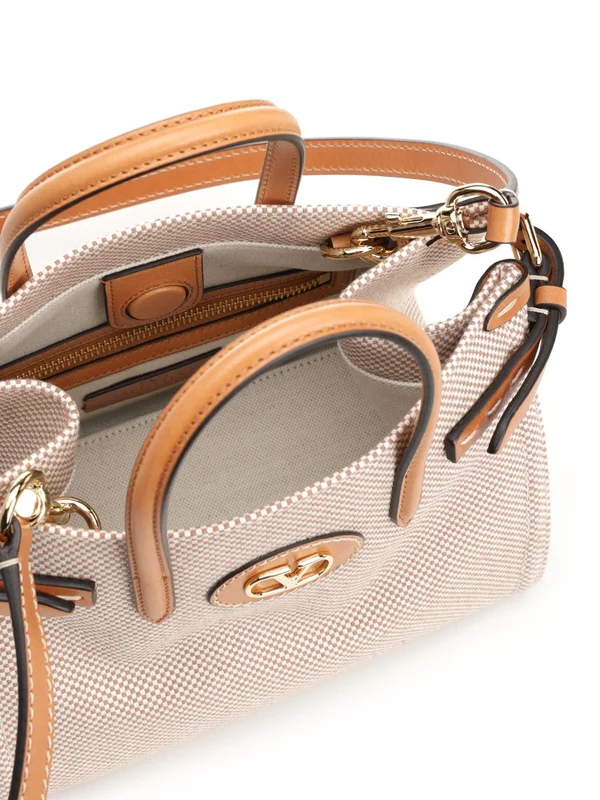 Antibes Small Leather Tote Bag - Image 4