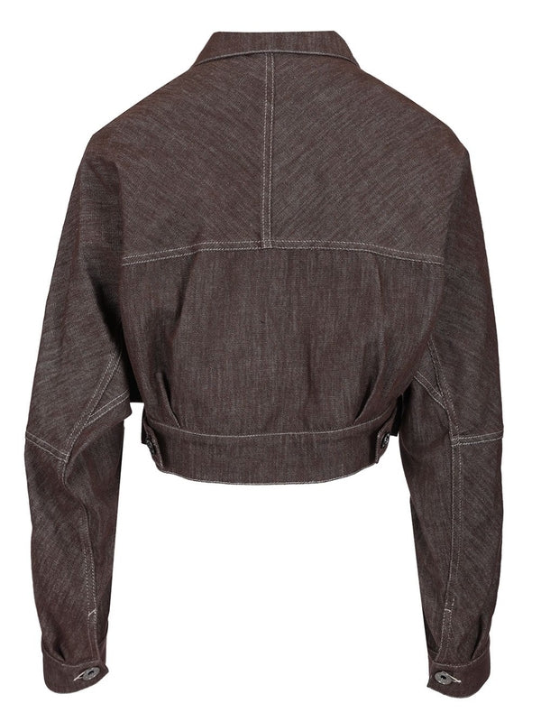 Crop Denim Jacket - Image 2
