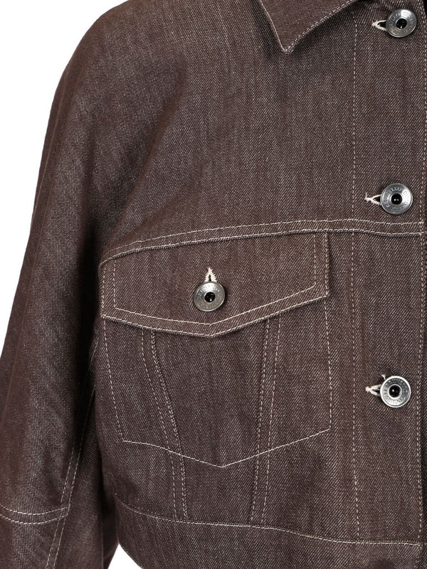 Crop Denim Jacket - Image 5