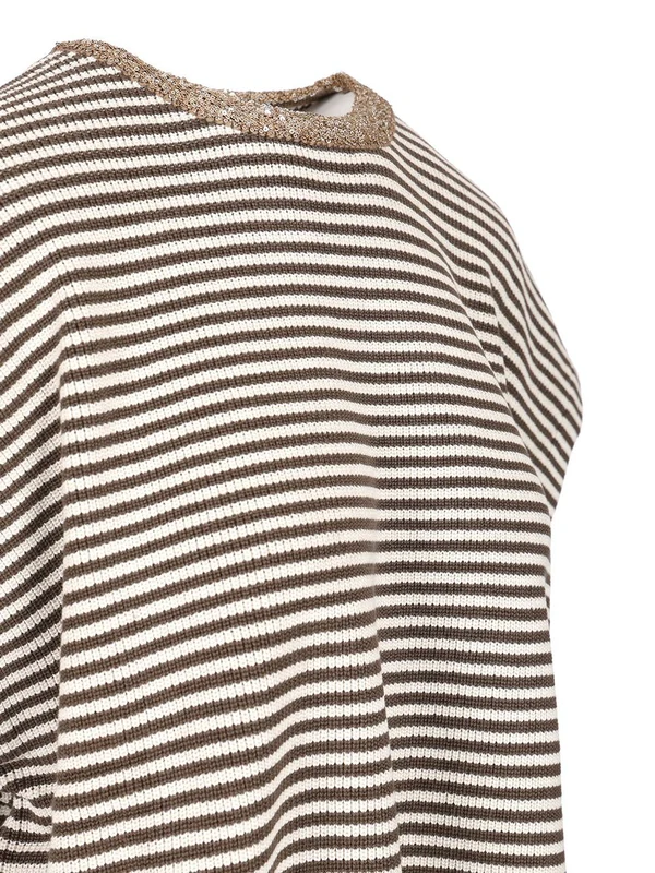 Striped Knit T-Shirt - Image 3